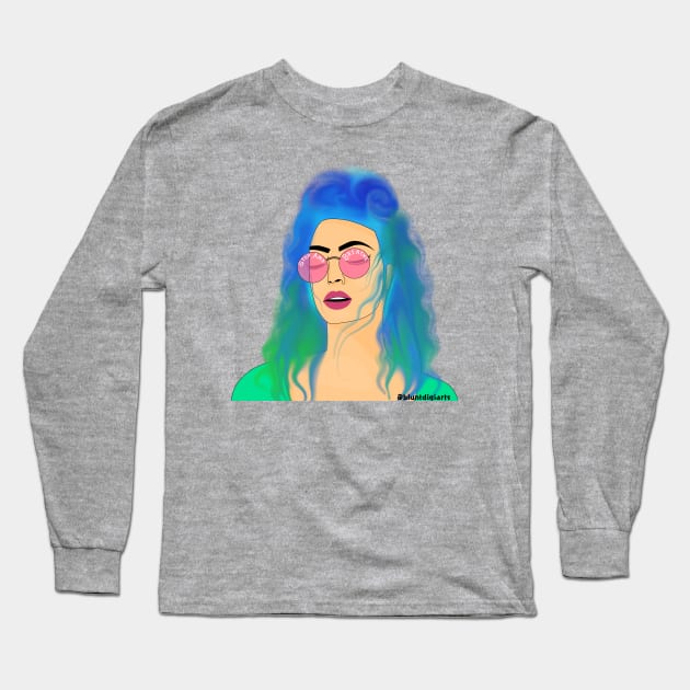 Breathe feminist Long Sleeve T-Shirt by Bluntdigiarts